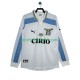 Retro Fotballdrakt SS Lazio 2000 Herre Bortekit 1999 Langermet