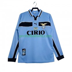 Retro Fotballdrakt SS Lazio 1998 Herre Hjemmekit 1999 Langermet