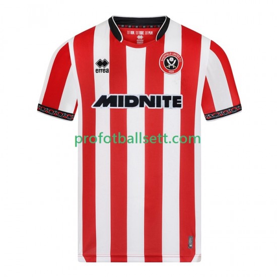 Fotballdrakt Sheffield United Herre Hjemmekit 2025-2026 Kortermet