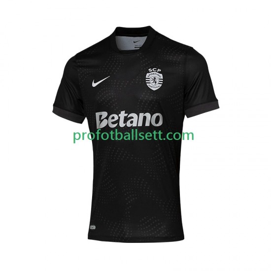 Fotballdrakt Sporting CP Herre Bortekit 2025-2026 Kortermet