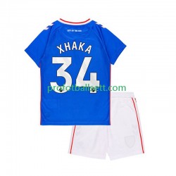 Fotballdrakt Sunderland Granit Xhaka 34 Barn Bortekit 2025-2026 Kortermet