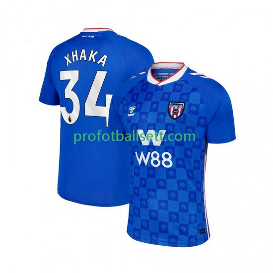 Fotballdrakt Sunderland Granit Xhaka 34 Herre Bortekit 2025-2026 Kortermet