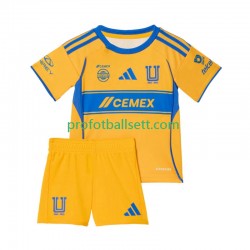Fotballdrakt Tigres UANL Barn Hjemmekit 2025-2026 Kortermet