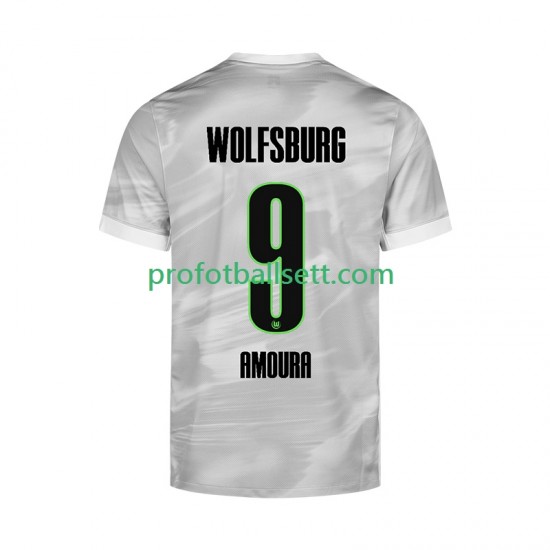 Fotballdrakt VfL Wolfsburg Mohamed Amoura 9 Herre Bortekit 2025-2026 Kortermet