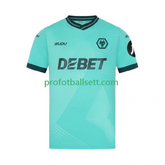 Fotballdrakt Wolverhampton Wanderers Herre Bortekit 2024-2025 Kortermet