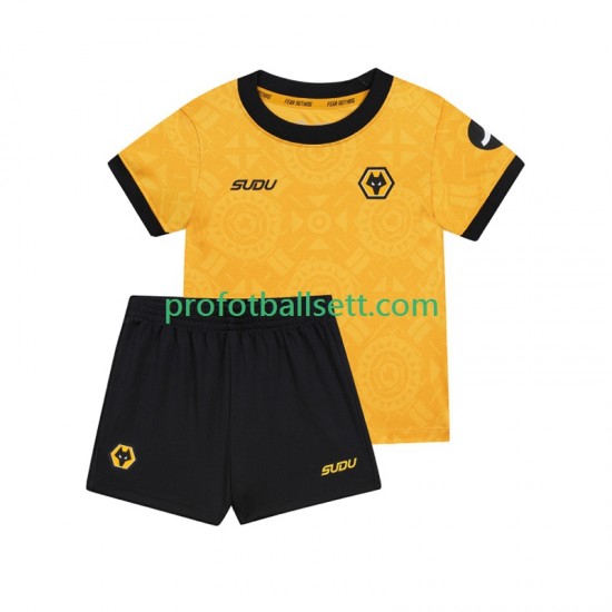 Fotballdrakt Wolverhampton Wanderers Barn Hjemmekit 2025-2026 Kortermet