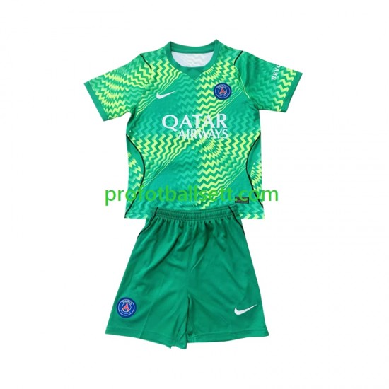 Fotballdrakt Paris Saint-Germain Keeper Barn Bortekit 2026-2027 Kortermet