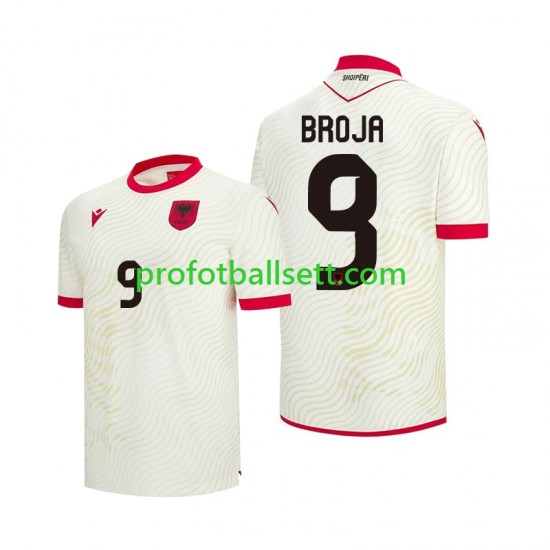 Fotballdrakt Albania Armando Broja 9 Herre Bortekit VM 2026 Kortermet
