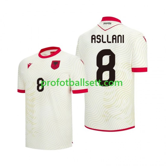 Fotballdrakt Albania Kristjan Asllani 8 Herre Bortekit VM 2026 Kortermet
