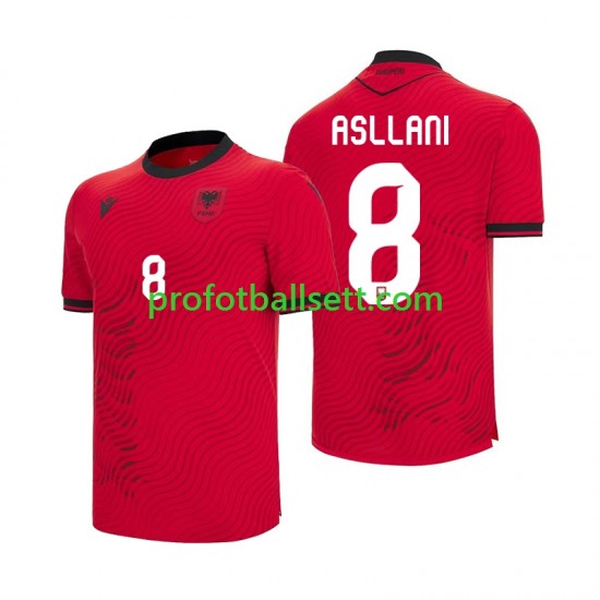 Fotballdrakt Albania Kristjan Asllani 8 Herre Hjemmekit VM 2026 Kortermet