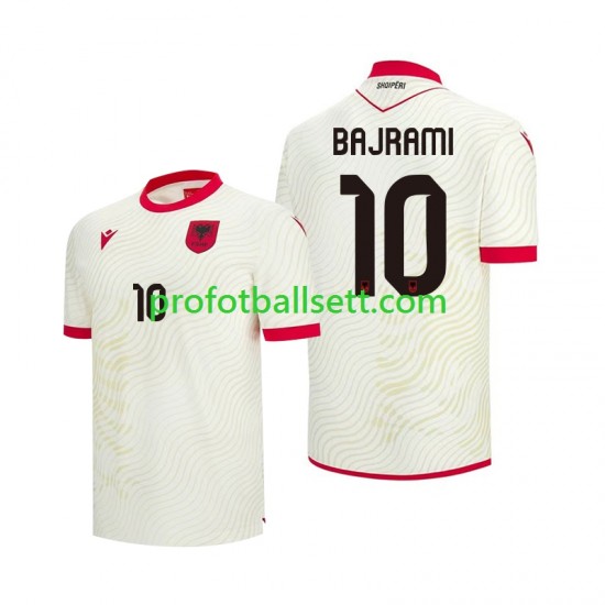 Fotballdrakt Albania Nedim Bajrami 10 Herre Bortekit VM 2026 Kortermet