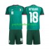 Fotballdrakt Algerie Mohamed Amoura 18 Barn Bortekit 2026 Kortermet