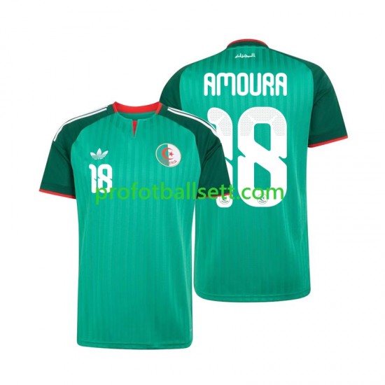Fotballdrakt Algerie Mohamed Amoura 18 Herre Bortekit 2026 Kortermet