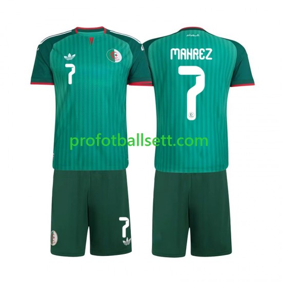 Fotballdrakt Algerie Riyad Mahrez 7 Barn Bortekit 2026 Kortermet