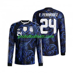 Fotballdrakt Argentina Enzo Fernandez 24 Herre Bortekit VM 2026 Langermet