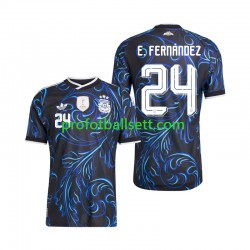 Fotballdrakt Argentina Enzo Fernandez 24 Herre Bortekit VM 2026 Kortermet