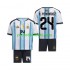 Fotballdrakt Argentina Enzo Fernandez 24 Barn Hjemmekit VM 2026 Kortermet