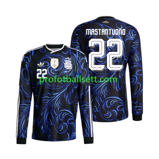 Fotballdrakt Argentina Franco Mastantuono 22 Herre Bortekit VM 2026 Langermet