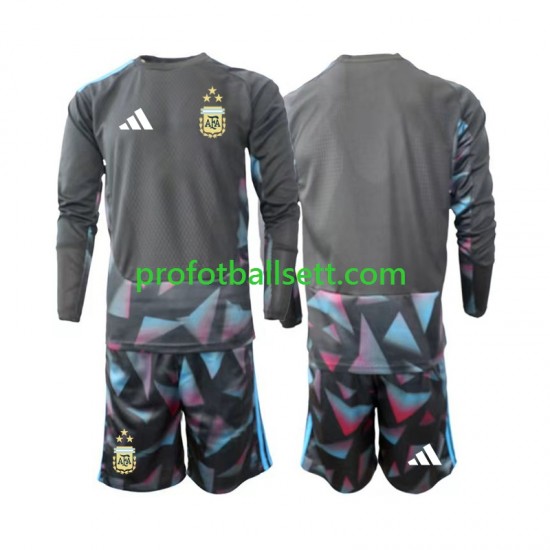 Fotballdrakt Argentina Keeper Barn Hjemmekit VM 2026 Langermet