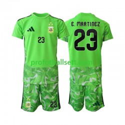 Fotballdrakt Argentina Keeper Emiliano Martinez 23 Barn Tredjekit VM 2026 Kortermet