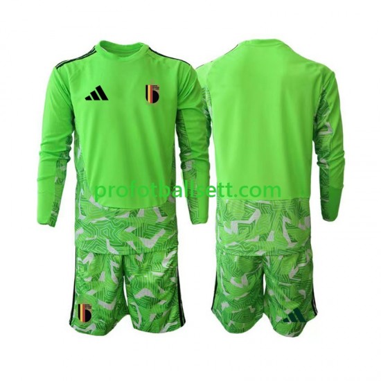 Fotballdrakt Belgia Keeper Barn Tredjekit VM 2026 Langermet