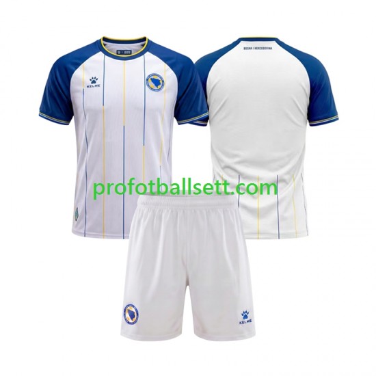 Fotballdrakt Bosnia og Herzegovina Barn Bortekit VM 2026 Kortermet