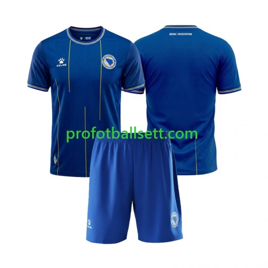 Fotballdrakt Bosnia og Herzegovina Barn Hjemmekit VM 2026 Kortermet