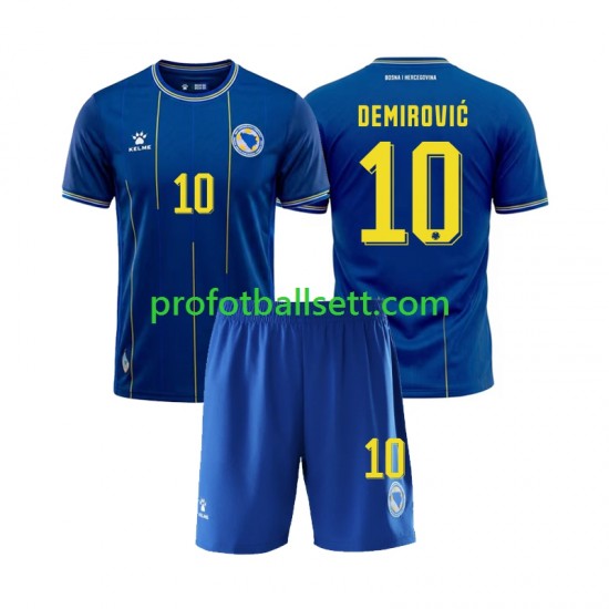 Fotballdrakt Bosnia og Herzegovina Ermedin Demirovic 10 Barn Hjemmekit VM 2026 Kortermet