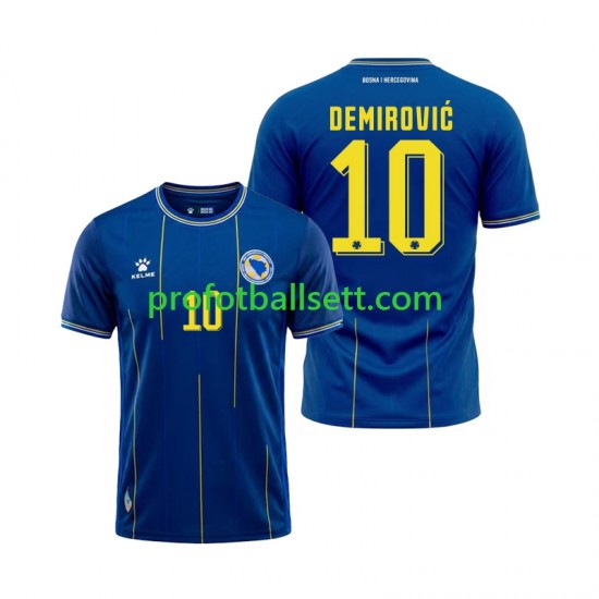 Fotballdrakt Bosnia og Herzegovina Ermedin Demirovic 10 Herre Hjemmekit VM 2026 Kortermet
