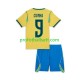 Fotballdrakt Brasil Matheus Cunha 9 Chidlren Hjemmekit VM 2026 Kortermet