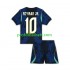 Fotballdrakt Brasil Neymar JR 10 Barn Bortekit VM 2026 Kortermet
