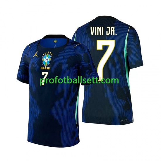 Fotballdrakt Brasil Vinicius Junior 7 Herre Bortekit VM 2026 Kortermet