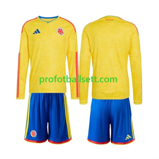 Fotballdrakt Colombia Barn Hjemmekit VM 2026 Langermet