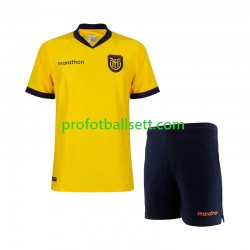 Fotballdrakt Ecuador Barn Hjemmekit VM 2026 Kortermet