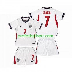 Fotballdrakt England Bukayo Saka 7 Barn Hjemmekit VM 2026 Kortermet