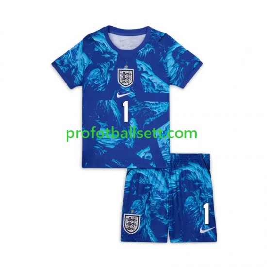 Fotballdrakt England Keeper Jordan Pickford 1 Barn Tredjekit VM 2026 Kortermet