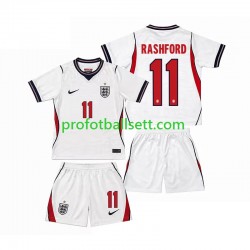Fotballdrakt England Marcus Rashford 11 Barn Hjemmekit VM 2026 Kortermet