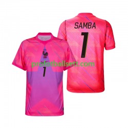Fotballdrakt Frankrike Keeper Brice Samba 1 Herre Bortekit VM 2026 Kortermet