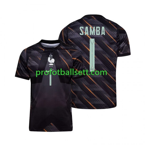 Fotballdrakt Frankrike Keeper Brice Samba 1 Herre Hjemmekit VM 2026 Kortermet