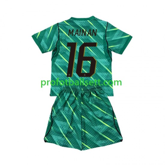 Fotballdrakt Frankrike Keeper Mike Maignan 16 Barn Tredjekit VM 2026 Kortermet
