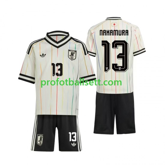 Fotballdrakt Japan Keito Nakamura 13 Barn Bortekit VM 2026 Kortermet