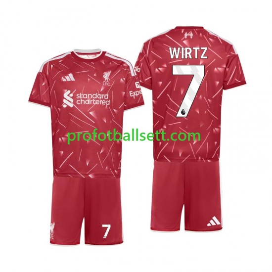 Fotballdrakt Liverpool Florian Wirtz 7 Barn Hjemmekit 2026-2027 Kortermet