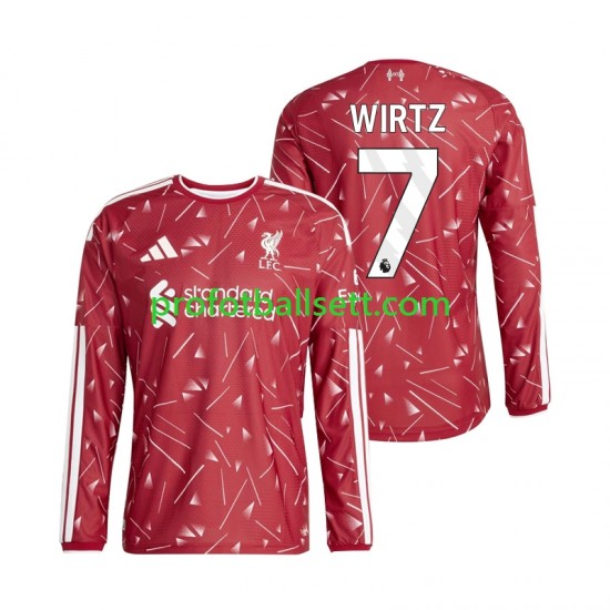 Fotballdrakt Liverpool Florian Wirtz 7 Herre Hjemmekit 2026-2027 Langermet