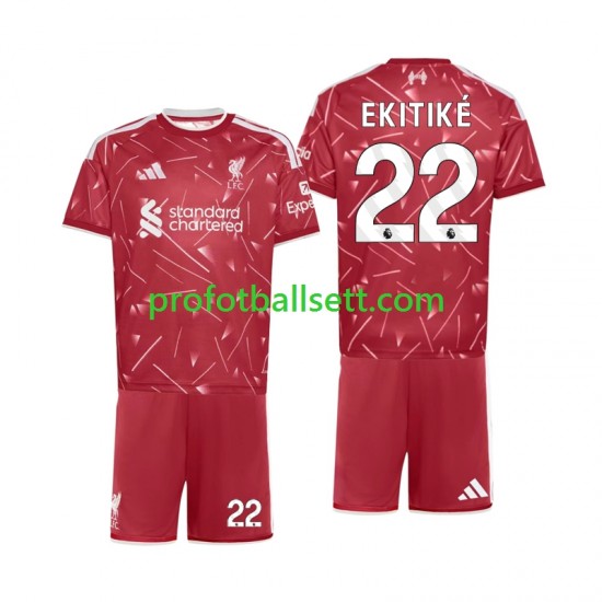 Fotballdrakt Liverpool Hugo Ekitike 22 Barn Hjemmekit 2026-2027 Kortermet