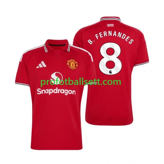 Fotballdrakt Manchester Utd Bruno Fernandes 8 Herre Hjemmekit 2026-2027 Kortermet