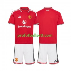 Fotballdrakt Manchester Utd Barn Hjemmekit 2026-2027 Kortermet