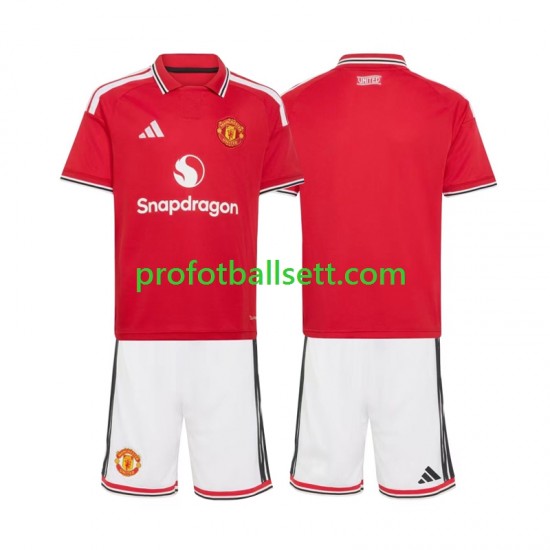 Fotballdrakt Manchester Utd Barn Hjemmekit 2026-2027 Kortermet