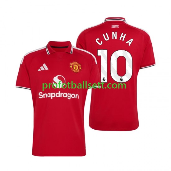 Fotballdrakt Manchester Utd Matheus Cunha 10 Herre Hjemmekit 2026-2027 Kortermet