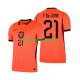 Fotballdrakt Nederland Frenkie de Jong 21 Herre Hjemmekit VM 2026 Kortermet