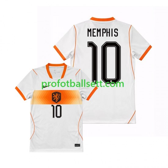 Fotballdrakt Nederland Memphis Depay 10 Herre Bortekit VM 2026 Kortermet